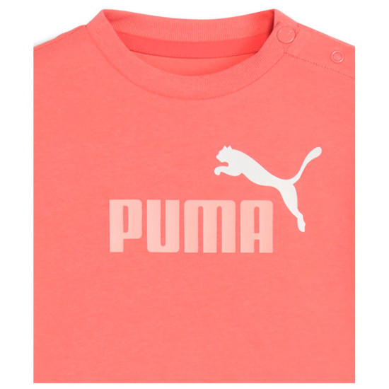 Puma Βρεφικό σετ Minicats Essentials Tee and Shorts Set Puma Βρεφικό σετ Minicats Essentials Tee and Shorts Set